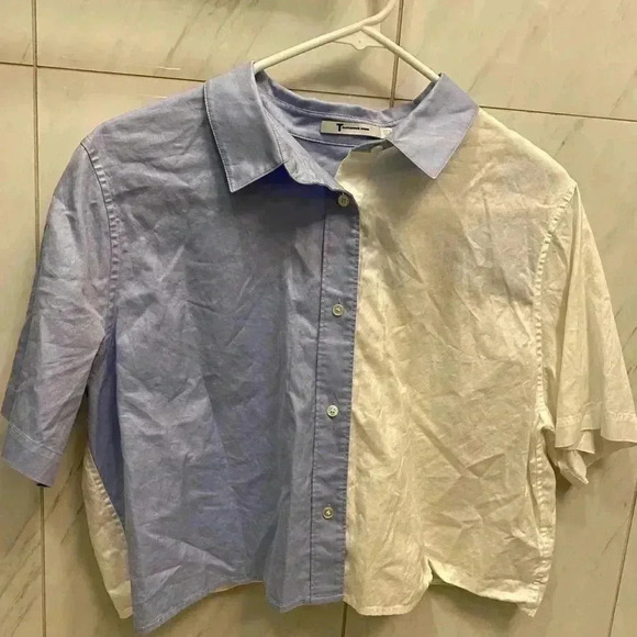 T by Alexander Wang Button Up Top - Picture 3 of 4